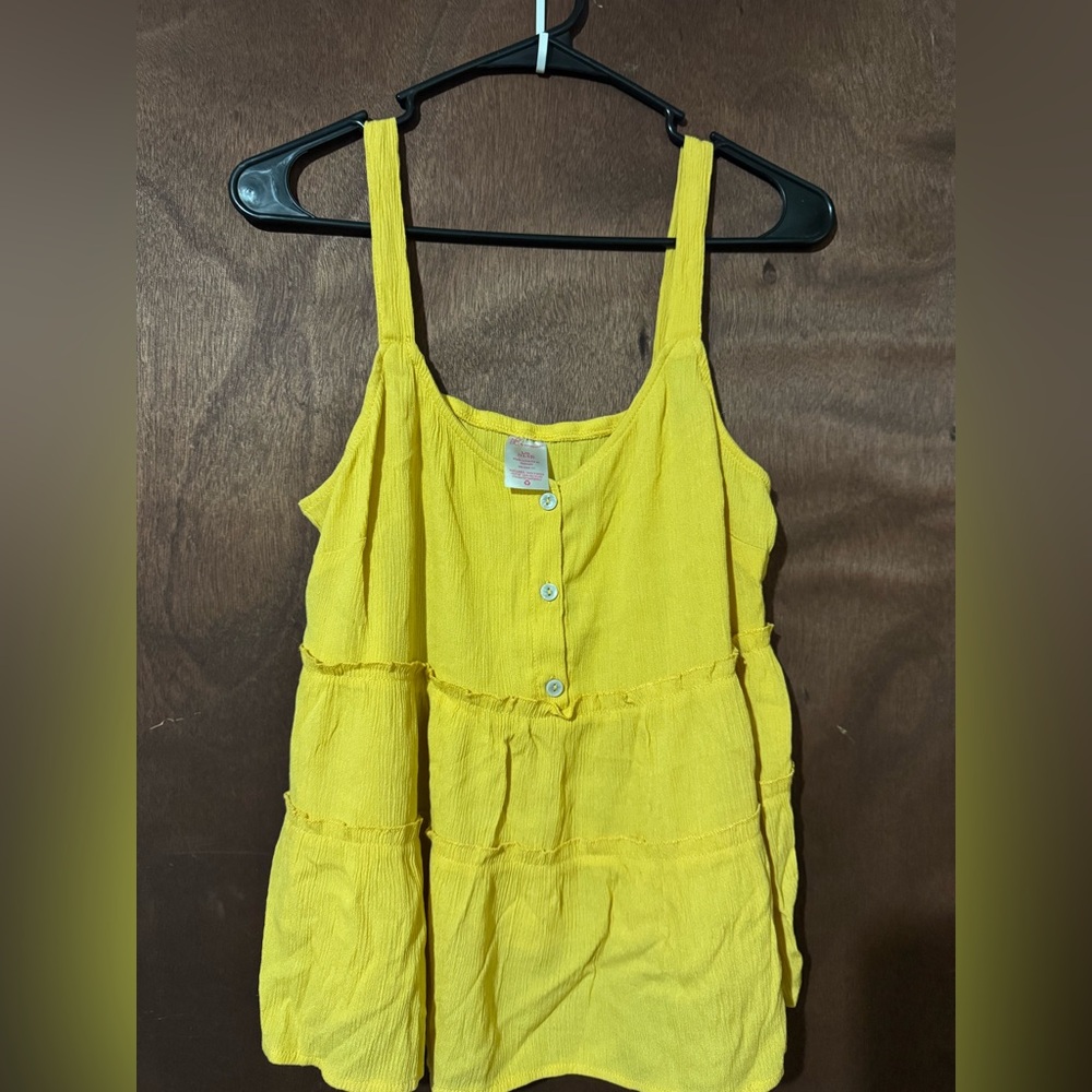 Women’s LG Yellow super cute no boundaries tank top
